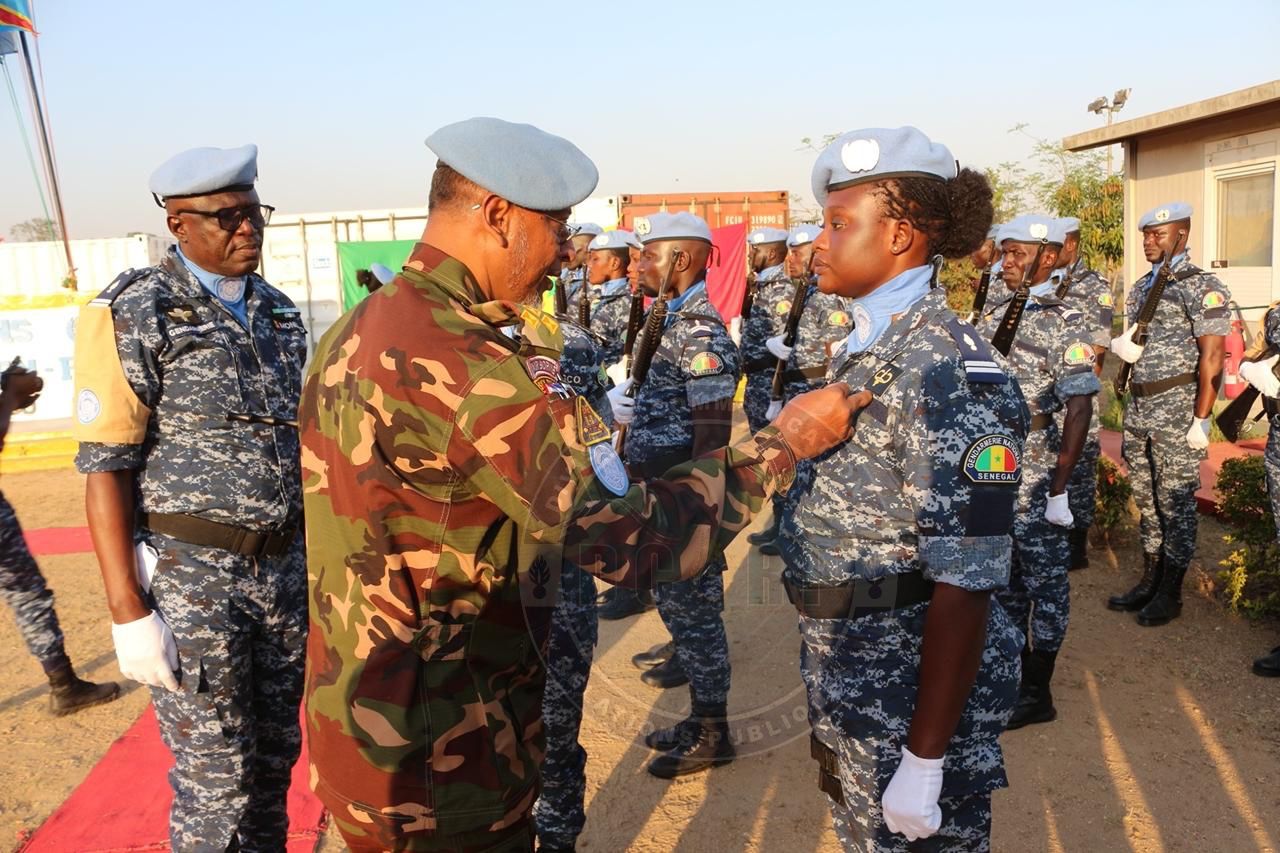 La MONUSCO rend hommage aux Casques bleus de la SENFPU 2-18 à Bunia - Image 2